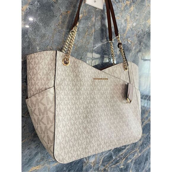 Michael kors MICHAEL KORS Jet Set Large Logo Shoulder Bag - Picture 8 of 13